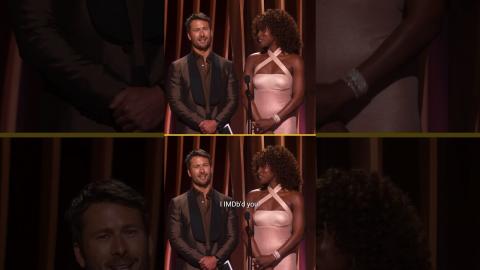 #GlenPowell and #IssaRae just used us as a verb nbd ????. #SAGAwards #IMDb