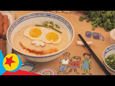 Mei from Turning Red Makes Congee | Cooking with Pixar | Pixar