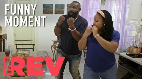 Judea And Richard Do The "Stomp Like You Mad" Challenge | The Rev | USA Network