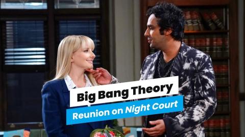Big Bang Theory Reunion 2024 | Kunal Nayyar & Melissa Rauch Kiss on Night Court