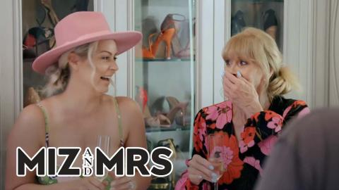 Maryse & Mike’s Mom Organize a Very Messy Closet | Miz & Mrs | USA Network