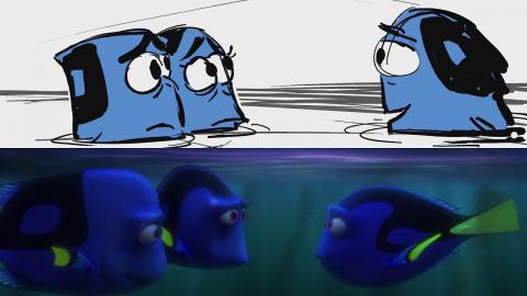Cuddle Party with Otters from Finding Dory | Pixar Side-by-Side
