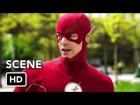 The Flash 7x17 "Nora, Bart, and Barry vs. Godspeed Clones" Scene (HD)