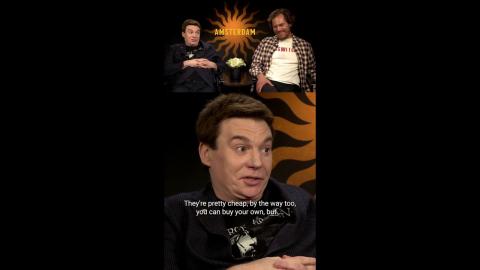 Mike Myers Jokes Michael Shannon is "Lethargic" #Shorts