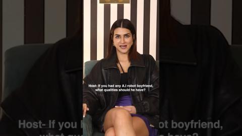 Kriti Sanon on Her Ideal Boyfriend #imdb #shorts