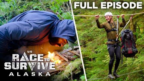 FULL EPISODE | Eating Slugs and Dodging Bears | Race To Survive: Alaska (S1 E1) | USA Network