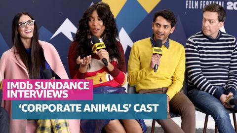 Demi Moore, Jessica Williams, Karan Soni, Ed Helms & Patrick Brice Discuss 'Corporate Animals'