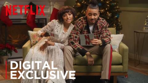 Kat Graham & Quincy Brown: Crazy Christmas Carol Reading | The Holiday Calendar | Netflix