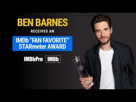 Ben Barnes Receives the IMDb Fan Favorite STARmeter Award