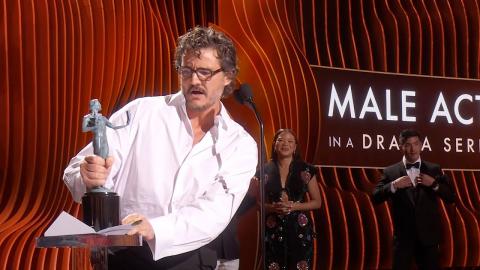 Pedro Pascal: Award Acceptance Speech | 30th Annual SAG Awards