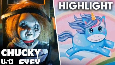 SNEAK PEEK: Chucky & Unicorns Don't Mix | Chucky TV Series (S2 E3) | USA Network & SYFY