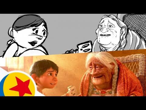 Miguel Sings to Mamá Coco | Pixar Side by Side