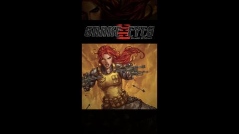 Snake Eyes - Scarlett Comic Book Piece
