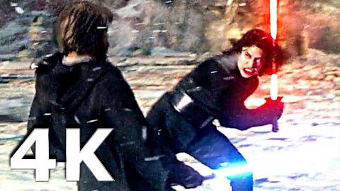 STAR WARS 8 - Luke VS Kylo Ren Fight Scene in Ultra HD 4K