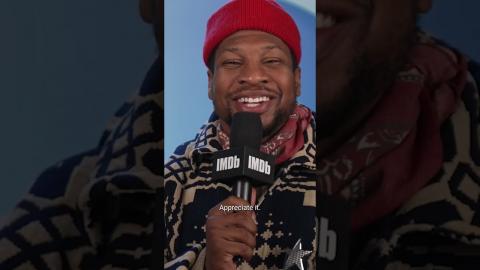 Jonathan Majors Receives the IMDb "Fan Favorite" STARmeter Award #shorts #jonathanmajors #imdb