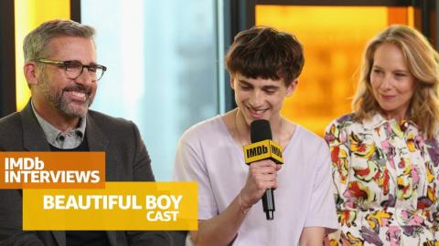 Steve Carell, Timothée Chalamet Talk "The Office" & Emotional Scenes in 'Beautiful Boy' | TIFF 2018