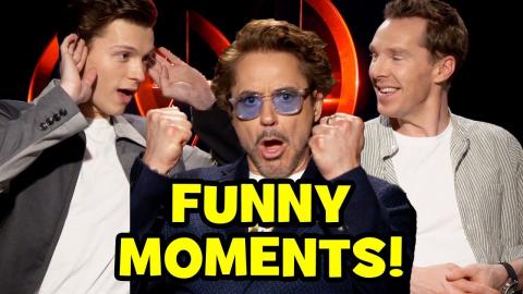 AVENGERS INFINITY WAR Funny Cast Interviews - Roasting Goats, Bloopers & Behind The Scenes Moments