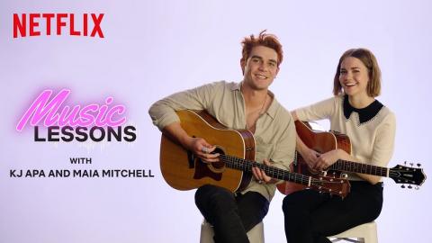 Guitar Lessons With KJ Apa and Maia Mitchell | The Last Summer | Netflix