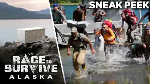 SNEAK PEEK: What Surprises Await Inside This Box? | Race To Survive: Alaska (S1 E1) | USA Network