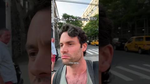 you see how Penn wraps his last day on set? very demure. very mindful. #YOU