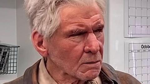 The Harrison Ford Stunt Mask From Indiana Jones 5 Is Horrifying Fans
