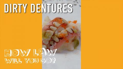 Would You Eat Food Out Of These Dentures?! | How Low Will You Go | S1 Ep4 | on USA Network