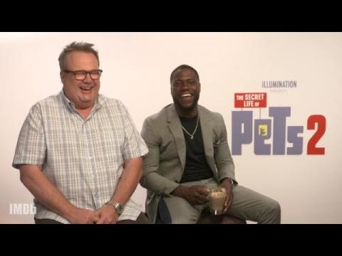 Kevin Hart and Eric Stonestreet Make Each Other Laugh
