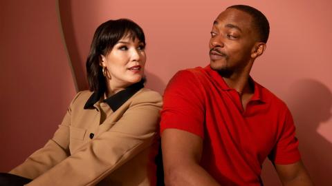 Anthony Mackie and Zoe Chao Debate "Crushable" for 'If You Were the Last'