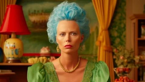 The Simpsons Directed By Wes Anderson Is Weird & Star-Studded In New Art