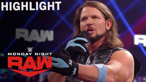 WWE Raw 12/14/20 Highlight | AJ Styles Puts Drew McIntyre Through A Table | on USA Network