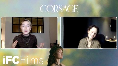 Saoirse Ronan Thanks Vicky Krieps for Corsage ❤️ IFC Films