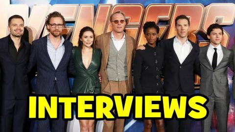 AVENGERS INFINITY WAR Interviews - Tom Holland, Sebastian Stan, Tom Hiddleston, Benedict Cumberbatch