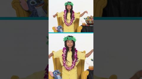 #MaiaKealoha Shows the Hawaiian Kaholo Dance ???? #LiloAndStitch  #Shorts