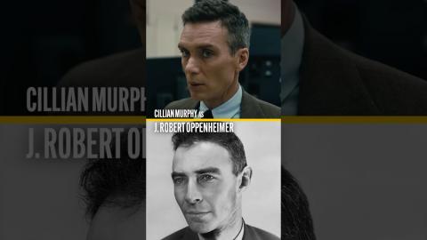 The #Oppenheimer cast vs. the real life people  ???? #Shorts