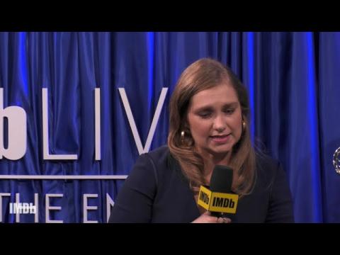 Merritt Wever Celebrates "Godless" Win