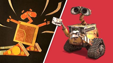 Make Your Own Cardboard WALL•E | Draw With Pixar