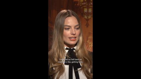 Margot Robbie Talks Her First Movie in America #Shorts