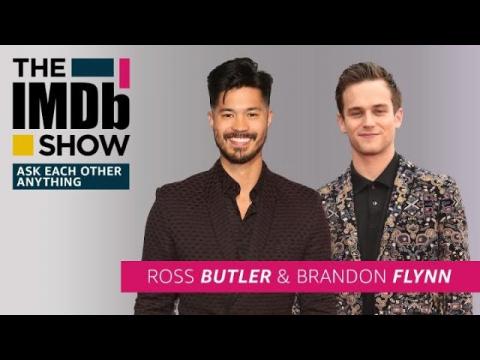 "13 Reasons Why" Stars Ross Butler and Brandon Flynn Ask Each Other Anything