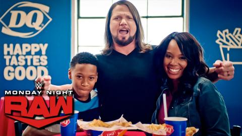 Creating Happy Moments with AJ Styles and DQ®