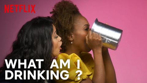 Cast of Someone Great Plays What Am I Drinking With Tipsy Bartender | Netflix