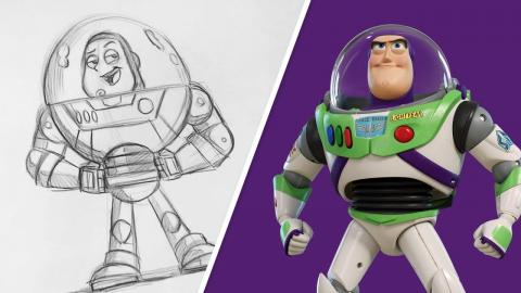 How to Draw Buzz Lightyear from Toy Story | Draw With Pixar