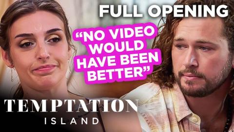 Ash Is NOT Happy With Hania’s Video Message | Temptation Island Full Opening (S4 E8) | USA Network