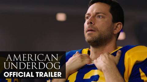 American Underdog (2021 Movie) Official Trailer - Zachary Levi, Anna Paquin, and Dennis Quaid