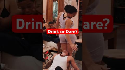 Playing “Drink or Dare” can be dangerous ???? #shorts #shortsvideo #temptationisland