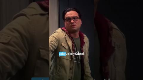 Johnny Galecki Had This Disgusting Habit On Set Of The Big Bang Theory #shorts