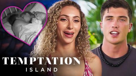 Gillian and Tommy Share a Sleepover Kiss | Temptation Island (S4 E5) | USA Network