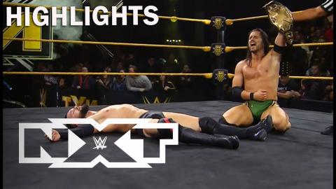 WWE NXT Highlight 12/18/2019 | NXT Champion Adam Cole def. Finn Bálor | on USA Network