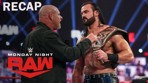 WWE Raw 1/4/21 Highlight | Real Fast Recap Legends Night | on USA Network