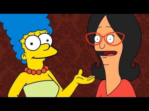 The Simpsons, Family Guy, Bob's Burgers, & Rick And Morty's Moms Swap Animation Styles In Art