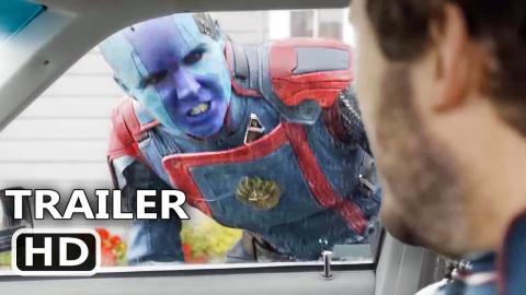 GUARDIANS OF THE GALAXY 3 "Nebula can't open the car door" Scene (2023)